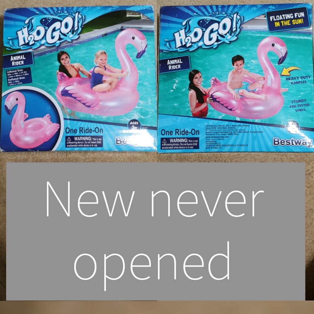 H2OGo pink flamingo Pool float